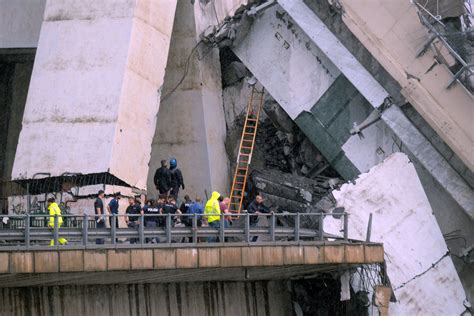 Ponte Morandi Un Anno Fa Il Crollo Genova Ricorda I 43 Morti Foto