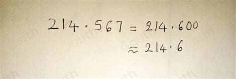 Solved I Round The Decimal Two Hundred Fourteen And Five Hundred Fifty