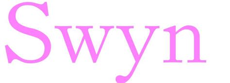 swyn   girls meaning popularity  origin