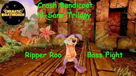 Crash Bandicoot Ripper Roo Boss Fight PS4 ITA YouTube