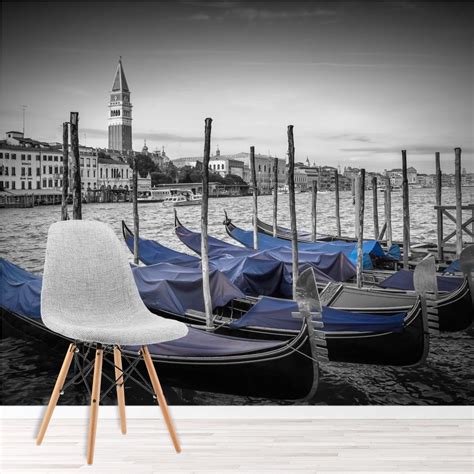 Venice Grand Canal And St Marks Campanile Wall Mural By Melanie Viola