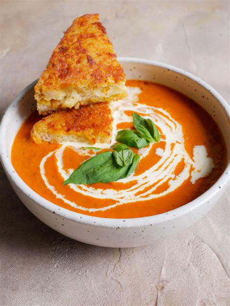 Roasted Tomato Soup And Cheese Toastie Daens Kitchen