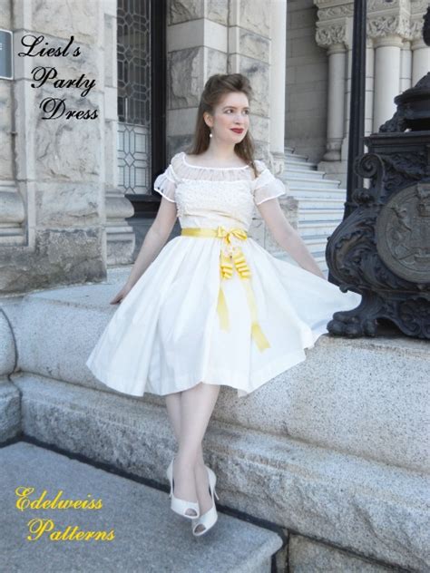 Liesl S Party Dress Edelweiss Patterns