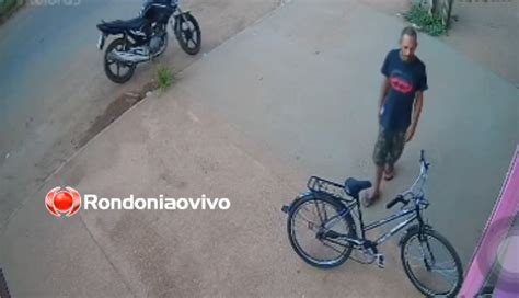 DENUNCIE Vídeo mostra criminoso furtando bicicleta em plena luz do dia