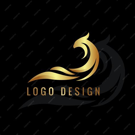 Premium Vector Golden Logo Design Template