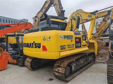 Used Komatsu PC110 8 Excavator 11 Ton Small Second Hand Excavator