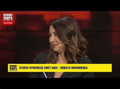 Wybory Parlamentarne 2023 Studio Wyborcze Onetu Debata Newsweeka