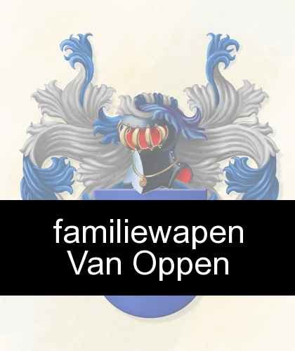 familiewapen van oppen familie van oppen wapenschild