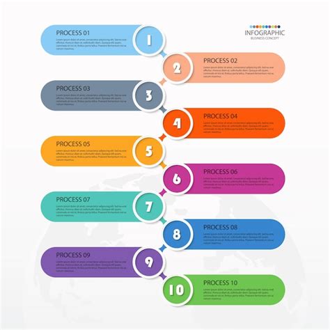 Premium Vector Process Infographic With Steps Process Or Options