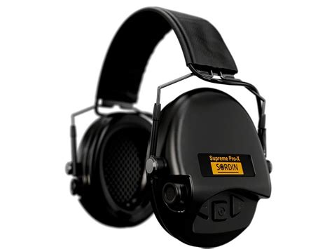 Наушники активные Sordin (MSA) Supreme Pro-X Slim, чёрные - купить с ...