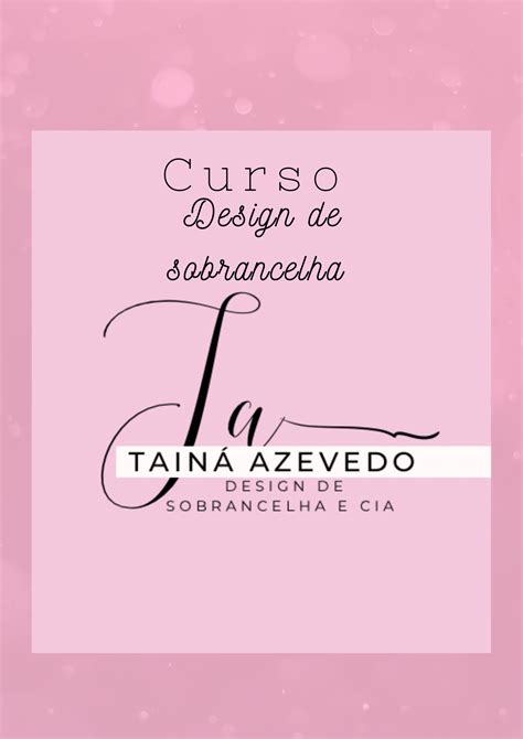 Curso Design De Sobrancelha Tain Nascimento De Azevedo Hotmart