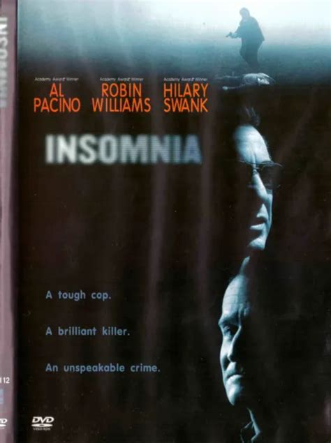 INSOMNIA (ROBIN WILLIAMS, Al Pacino, Hilary Swank) Region 2 DVD EUR 10,98 - PicClick FR