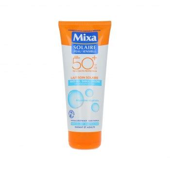 Mixa Lait Fonfant Solaire Peau Sensible Hydratation H Spf Enfant