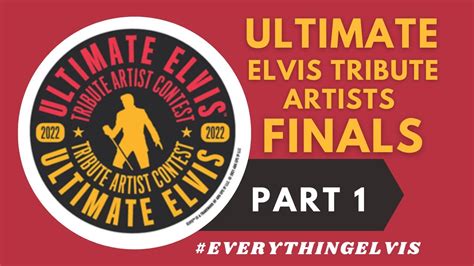 Ultimate Elvis Tribute Artist Contest Finals Part Elvis Week