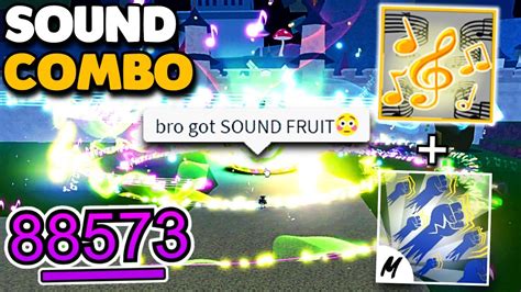 OP NEW Sound Fruit Combo In Blox Fruits UPDATE 20 YouTube