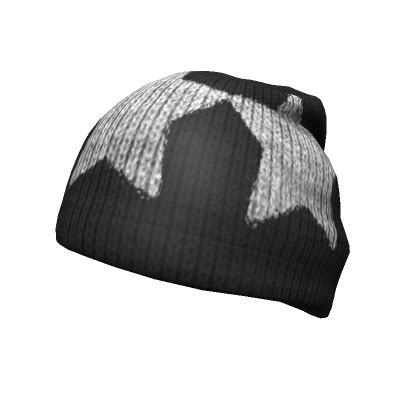 STAR KNIT BEANIE BLACK Roblox Item Rolimon S