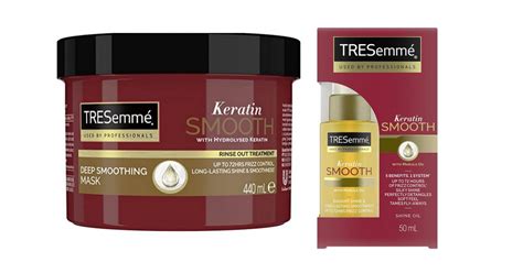 TRESemmé Pro Collection Keratin Smooth Shine Oil or Deep Hair Mask £2. ...