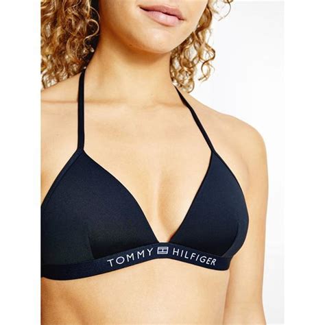 Tommy Hilfiger Triangle Fixed Foam Bikini Top Women Triangle