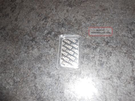 Johnson Matthey Jm Troy Oz Fine Silver Bar