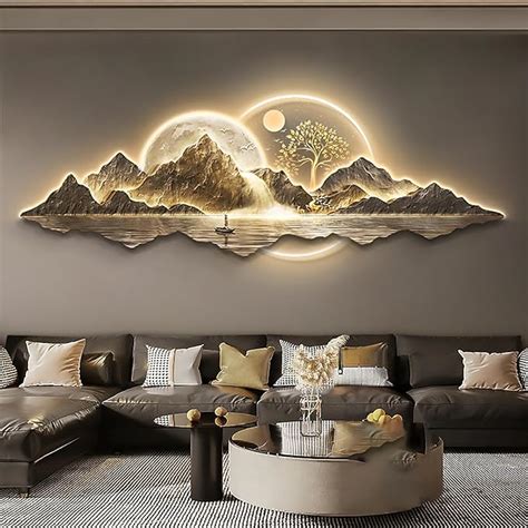 Amazon SUZEPER Large 3D Wall Art Décor Handmade Wall Sculpture