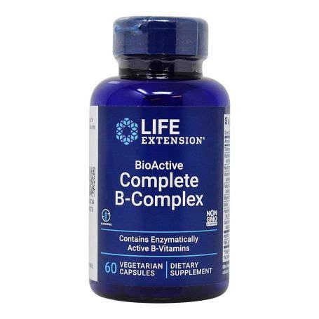 LIFE EXTENSION BIOACTIVE B COMPLEX 60 CAPSULES