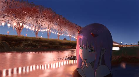 Zero Two Serenity Darling In The Franxx Hd Wallpaper By ゆーsk