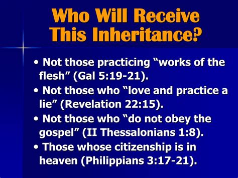 Ppt The Inheritance Reserved In Heaven Powerpoint Presentation Free