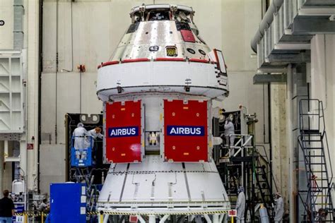 Orion With The Airbus Built Esm Ready For Launch Joint Forces News