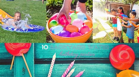 10 Backyard Water Birthday Party Ideas – Fun In The Yard