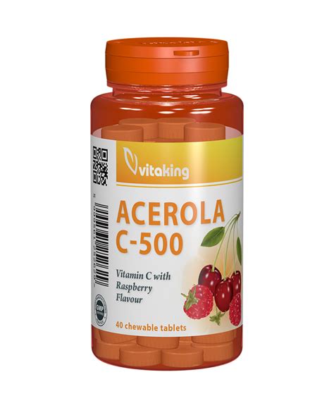 Vitamina C Mg Cu Acerola I Gust De Zmeur