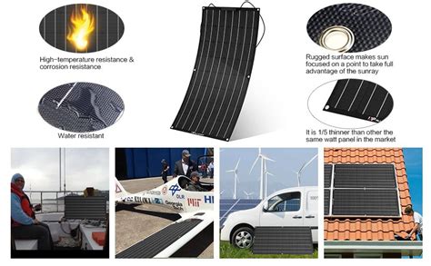 Everything Is Solar™ Etfe 18v 50w 300w Flexible Solar Panel Lues House Of International Decor™