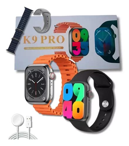 Relógio Smart K9 Pro 2 Pulseiras Nfc 45mm Series9 Lançamento Frete grátis