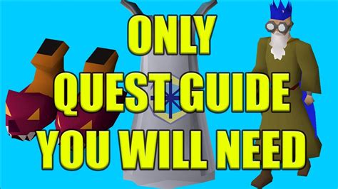 ULTIMATE OSRS QUEST GUIDE ONE GUIDE FOR ALL QUESTS YouTube