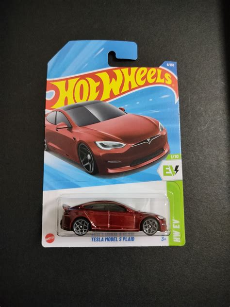 Hot Wheels TELSA MODEL S PLAID Hobbies Toys Toys Games On Carousell