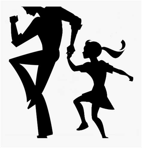 Silhouette Daddy Daughter Dance Clipart , Png Download - Silhouette ...