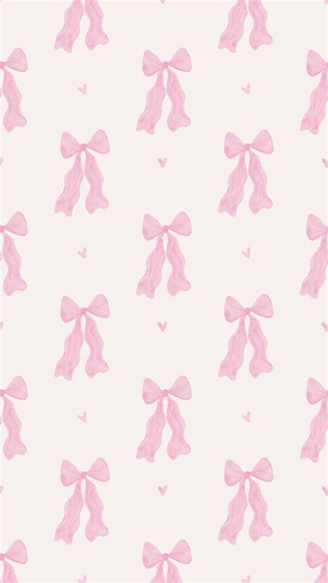 Pink Bow Wallpaper Pink Bow Background In 2024 Bow Wallpaper Pink