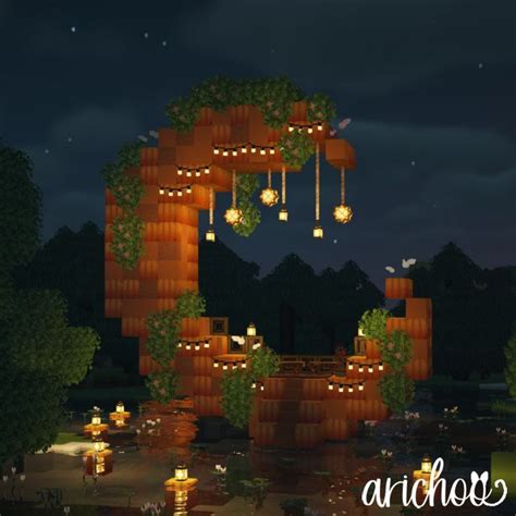 Mincraft Fairycore Romantic Pumpkin Moon Minecraft Halloween Ideas