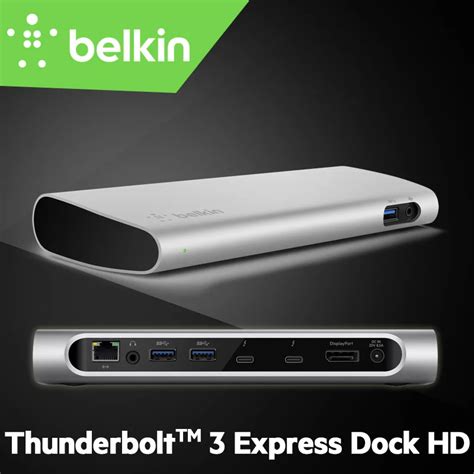 Belkin Thunderbolt Express Dock Hd With Cable Gbps For New Macbook