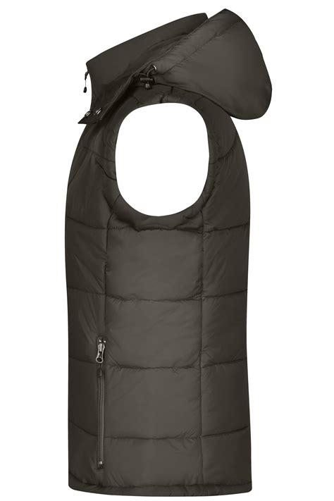 Damen Ladies Padded Vest Mud Daiber