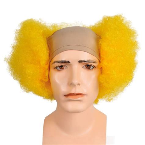 Bald Curly Clown Wig Oriental Trading In 2022 Clown Wig Wigs Balding