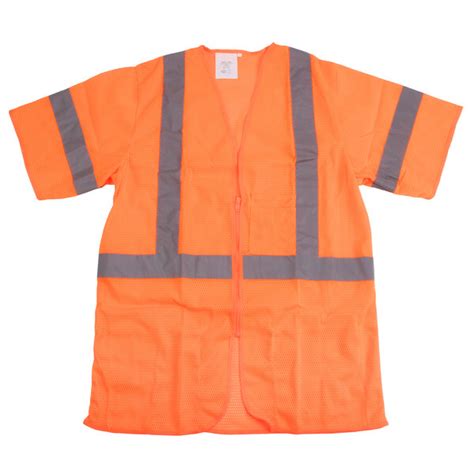 Cordova Cor Brite Orange Class 3 High Visibility Mesh Safety Vest Small