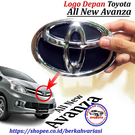 Jual Logo Grill Depan Toyota All New Avanza Logo Bracket Shopee