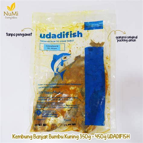 400g Ikan Kembung Banjar Bumbu Kuning Frozen Udadi Fish NUMI Center