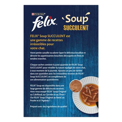 Felix Soup Succulent S Lection De Poisson Pour Chat Adulte