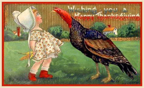 Wishing You A Happy Thanksgiving Vintage Thanksgiving Vintage