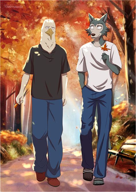 Aoba walks with Legoshi [TommySamash] : r/Beastars