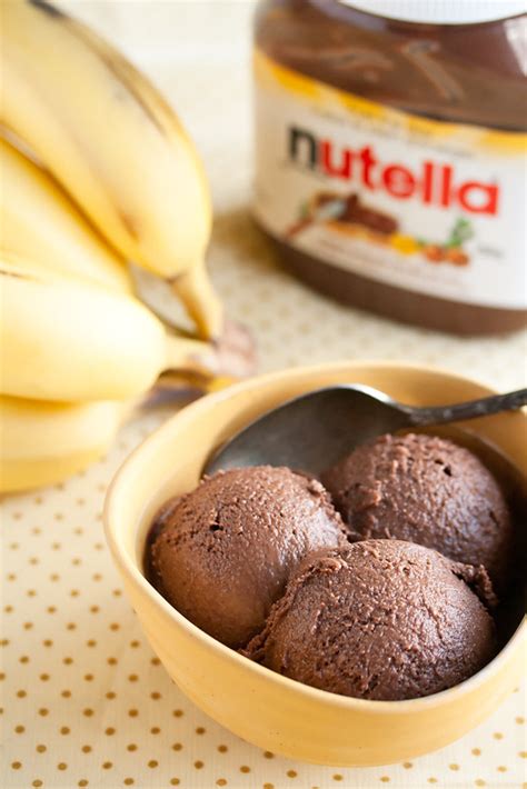 Nutella Banana Ice Cream Crumb A Food Blog