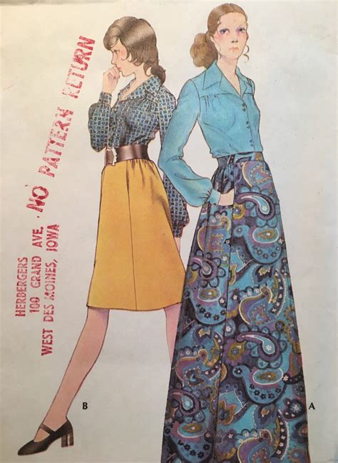 Mccalls Complete Vintage Sewing Pattern Copyright Etsy