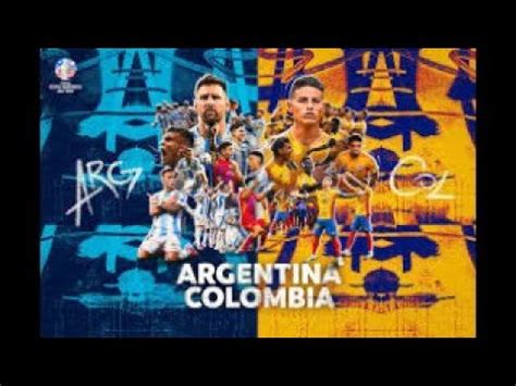 Argentina Vs Colombia Copa America Live 2024 YouTube