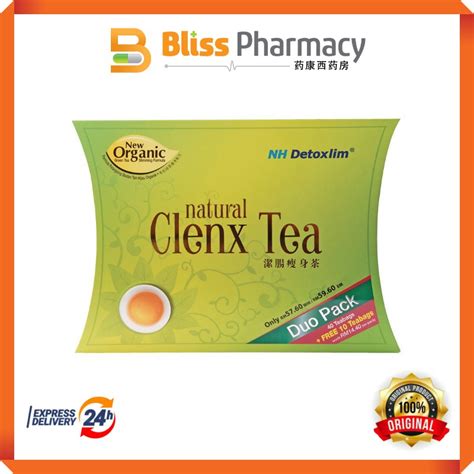 NH Detoxlim Natural Clenx Tea 50s 5s Free Gift Fast Shipping